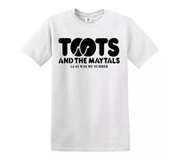 Toots & The Maytals 54-46 was My Number T-Shirt Ladies Men's T-Shirt Top - White - S