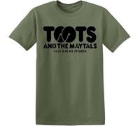 Toots & The Maytals 54-46 was My Number T-Shirt Ladies Mens Tshirt Top Army Green