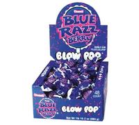 Tootsie Roll Blow Pops Blue Razz Berry Flavor, 48 Count (Pack of 1)