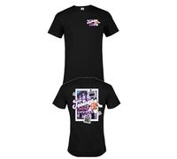 Tootsie’s Postage Stamp T-Shirt, Comfortable Cotton Tee for Music Enthusiasts, Black, Black, L