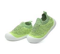 TootyTots Baby First Walking Shoes Non-Skid Infant Toddler Sneakers Breathable Knitted Mesh Boy & Girls Tennis Shoes Slip-on Soft Sole Indoor Outdoor Floor Slippers