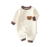 TootyTots Baby Rompers Infant One Piece Suit, Newborn Unisex Boys Girls Long Sleeve Jumpsuit Playsuit, 100% Cotton Soft & Comfy, Versatile for Outerwear & Sleepwear, Suitable for All Seasons