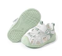 TootyTots Infant Girls Sandals Closed Toe Toddler Summer Shoes, First Walkers Hook & Loop Non-Slip Beach Water Shoes, Breathable Microfibre Nursery Holiday Footwear with Cute Bunny & Carrot