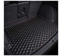 TOOTYY Car Leather Boot Mats for MG ZS 2017 2018 2019 2020 2021 2022 2023 2024,Waterproof Anti Scratch Anti Slip Protector Pad Cargo Tray Liners Trunk Carpets Interior Accessories,A-Black-Beige