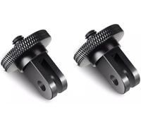 TOOUEE 2 pack Aluminum Camera Tripod Adapter 1/4"-20 Conversion Adapter Mount for Gopro Hero 10/9/8,insta360, DJI Osmo, AKASO and Other Standard 1/4 Accessories