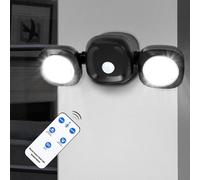 Toowell Outdoor Lamp with Motion Sensor Outdoor Light Battery with Remote Control LED Outdoor Lamp with Battery Waterproof Outdoor Lamp Outdoor Light for Outdoor Garage Garden