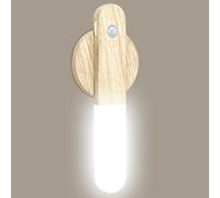 Toowell Rechargeable Wall Lights Motion Sensor Lights Indoor Battery Wall Lights Stick On Wall Lights Stair Lights Battery Operated Wall Lights Night Light for Bathroom Bedroom Shed Hallway,1 Pack