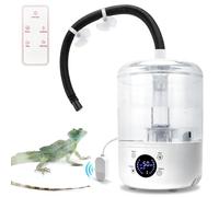 Toowell Reptile Humidifier 4L with Auto Humidity Control,3 Mist Levels | Smart Terrarium Fogger with External Sensor,Timer,Touch,Remote Control for Reptiles,Amphibians,Snakes,Tropical Plants