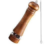 TooWoom Pepper Mill Pepper Grinder with Adjustable Coarse - 2023 Cooking Gadgets Kitchen Essentials, Wood Pepper Mill Grinder, Wooden Salt Grinder with Brush, Kitchen Gifts for Home & Kitchen