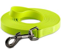 Toozey Dog Training Lead, 15m Long Waterproof Leash with Hand Loop and Mesh Bag, Durable for Small to Large Dogs, Yellow