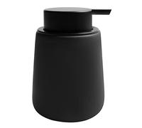 TOOZFO Soap Dispenser Ceramic with Easy-to-Press Pump Hand Lotion Liquid Dispenser for Shampoo Bathroom Kitchen 12 oz Black