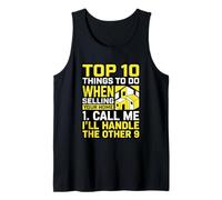 Top 10 Things Selling Your Home Call Me Realtor Tank Top