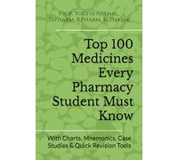 Top 100 Medicines Every Pharmacy Student Must Know: With Charts, Mnemonics, Case Studies & Quick Revision Tools (Book 1 Pharmacology Flashcards: Fast Learning Edition)