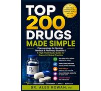 TOP 200 DRUGS MADE SIMPLE (FULL COLOR): Pharmacology for Nursing, Medical & Pharmacy Students | A High-Yield Study Guide for Exams & Clinical Practice (MEDICAL BOOKS MADE SIMPLE)