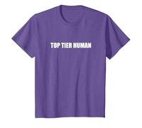Top Animal Human T-Shirt, Youth, Purple Heather, 2T