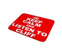 Top Banana Gifts Keep Calm and Listen to Cliff Richard - Quality Heavyweight Mouse Mat