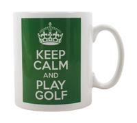 Top Banana Gifts Keep Calm and Play Golf - Ceramic Mug Gift Retro