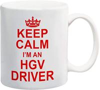 Top Banana Gifts Keep Calm, I'm an HGV Driver - Glossy Ceramic Photo Mug