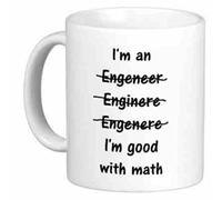 Top Banana Gifts Lustige Tasse I'm an Engineer, I'm Good with Maths