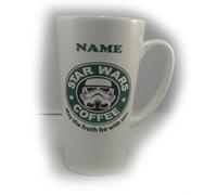 Top Banana Gifts Personalised Star W Parody - May The Froth be with You - Giant 17oz Latte Mug