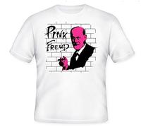 Top Banana Gifts Pink Freud - The Wall -Funny Parody Heavyweight Tshirt (L)
