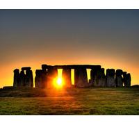 Top Banana Gifts Stonehenge Sunset - Premium Quality Mouse Mat