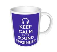 Top Banana Keep Calm I'm The Sound Engineer - Retro Ceramic Photo Mug