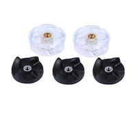 Top Base Gear Blender Part, Top Base Plastic Gear Replacement Parts 2 Base Gear 3 Blade Gears Spare Part for Magic Bullet 250W Juicer