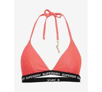 Superdry Triangle Elastic Bikini Top Pink M Women