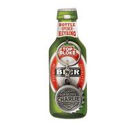 Top Bloke Bottle Top Design Key Ring Bottle Opener - Personalised to The Name of"Charlie"