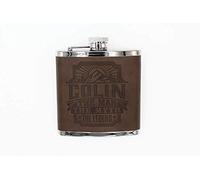 Top Bloke Mens Gift Hip Flask for Him - Treat for"Colin"