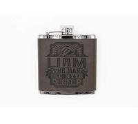 Top Bloke Mens Gift Hip Flask for Him - Treat for"Liam"