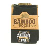 Top Bloke Mens Gift Socks for Him - A Natural Bamboo Treat for a Hero's Feet (Dad)