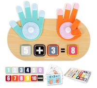 TOP BRIGHT Wooden Finger Math Counting Number Addition Toys