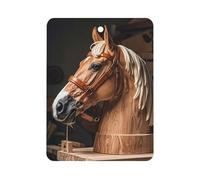 Top Carpenter's Horse Head Car Air Freshener Hanging, Long Lasting Scented Car Aromatherapy Tablets, Square Fragrance Scented Cards for Vehicles, Bedroom, Wardrobe White-style