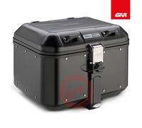 Top-case in Aluminum Black Trekker Dolomiti Givi DLM46B 46L Monokey Universal