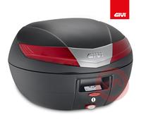GIVI Monokey® V40 Topcase, black/red, size 40 Ltr.