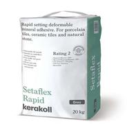 Top Ceramics Kerakoll Mineral Porcelain & Ceramic Tile Adhesive Grey 20Kg Flexible Rapid Set Wall & Floor