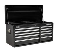 Topchest 10 Drawer with Ball-Bearing Slides Heavy-Duty - Black
