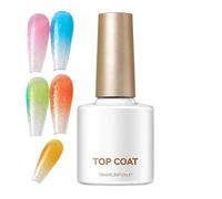 Top Coat for Gel Nails 10ml Water Wave Pattern Manicure Shine Liquid