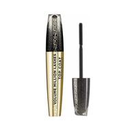 (TOP COAT GLITTER MASCARA) Loreal Paris Volume Million Lashes Fatale Excess Top Coat Glitter Black Mascara