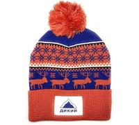TOP CUSTOMS Escape from Tarkov Beanie - Scav Beanie, Ponpon hat Replica Blue, Red, Blue, Red, One size