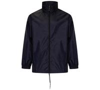 Top Demand New Ladies Womens Printed Kagoul Mac Rain Coat lightweight Waterproof Hood Jacket Top (UK, Alpha, L, Regular, Regular, Black Unisex)