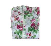 Top Demand New Ladies Womens Printed Kagoul Mac Rain Coat lightweight Waterproof Hood Jacket Top (UK, Alpha, M, Regular, Regular, Fukuoka White)