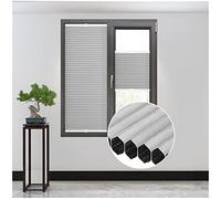 Top Down Bottom Up Cellular Shades, Cordless Honeycomb Pleated Blinds, Blackout/thermal Insulated Cellular Blinds, Pleated Window Roller Shades,Grey-60x100cm/23.6 * 39.4in
