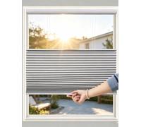 Top Down Bottom Up Cordless Cellular Shades No Tools No Drill Honeycomb Blinds for Windows Shades for Indoor Windows Blackout(61cm W x 183cm H)