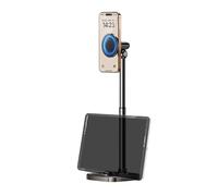 Top Down Phone Holder: Magnetic Desktop Streaming, Height Adjustable Home Supplies with Magnetic Angle, Adjustable Phone Holder | for