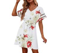 Top Dress Womens Swimsuit Covering Summer Pool Swimming Bikini Beach Skirt Dress Cute Dresses for Women White