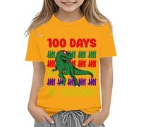 Top Electronics for Girls First Day of School Shirt in My Pre School Shirt Toddler Kindergarten Shirts Girls Tops Size 8 (Yellow, 10-11Years)