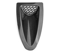 Top Engine Cover AUTO Universal Air Intake Cover Engine Hood Vent Louvers Air Scoop Bonnet Front Vent Grille Carbon Fiber Look Auto Parts Engine Dustproof Hood